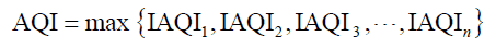 空气质量指数aqi计算公式iaqi