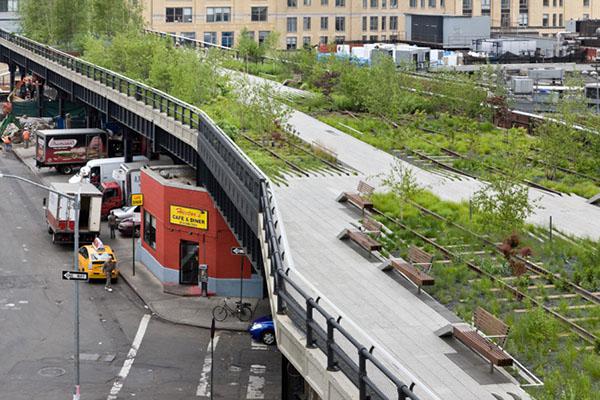 屋顶花园 美国高架公园（HighLine Park）