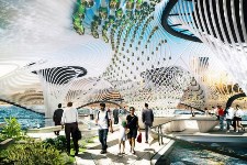 未来建筑 | “有孔虫”结构，利用太阳能淡化海水